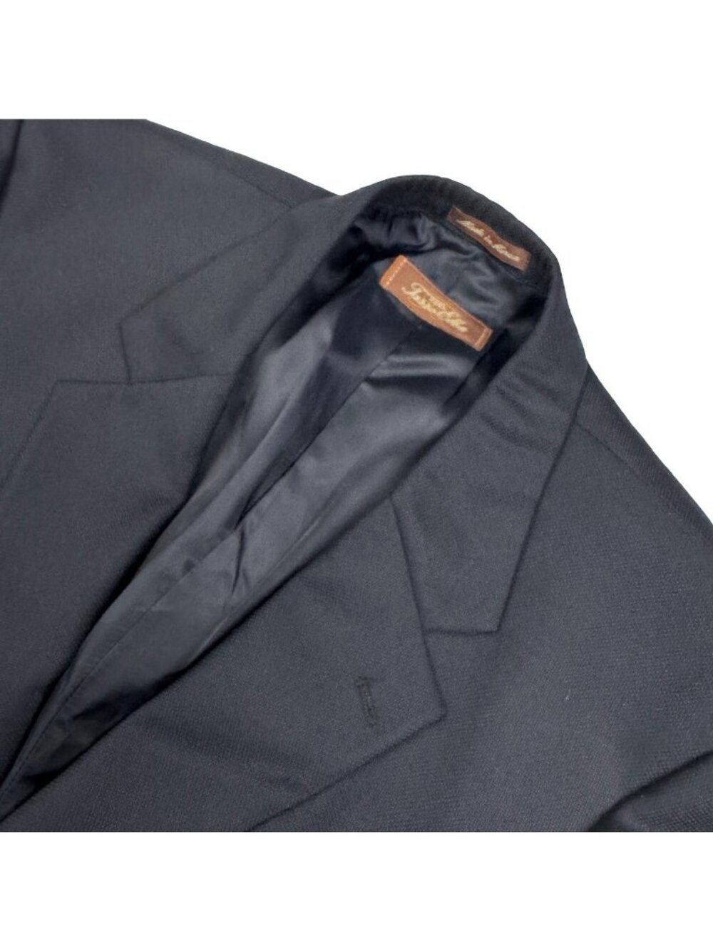 Tasso Elba Men’s Cashmere Blend 2-Button Blazer Jacket Blue • 42S